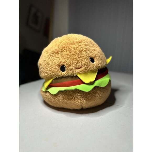 Squishmallows Other - Squishmallows CARL The CHEESEBURGER 12" Fuzzamallow Plush, Fuzzy Cheeseburger